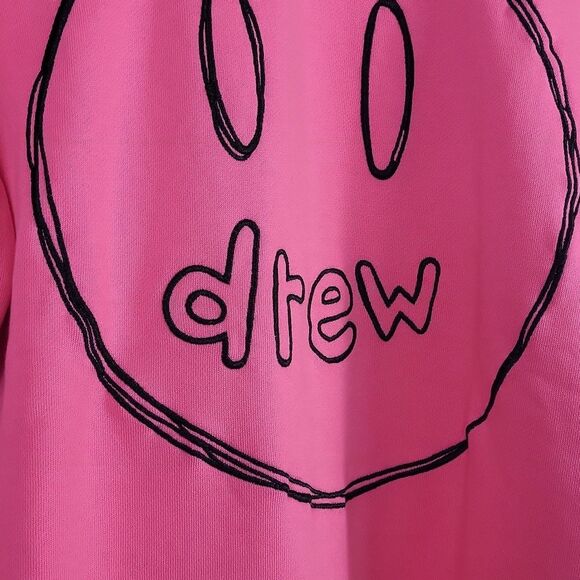 Drew Pink Smiley Face Women's Sweater. Size XS - Picture 4 of 9
